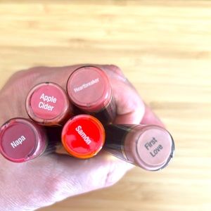LipSense Napa, Samon, First Love, Heartbreaker, & Apple Cider